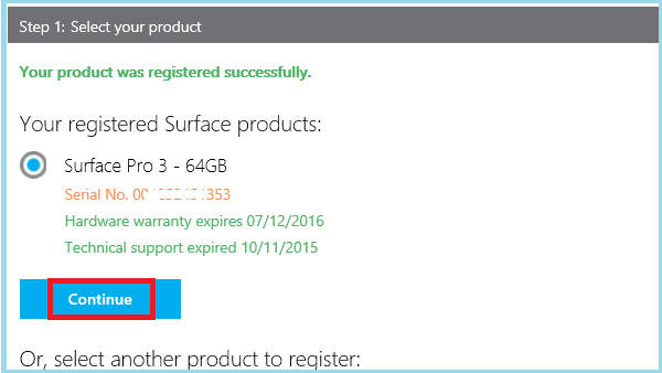 Find Surface Pro Serial Number