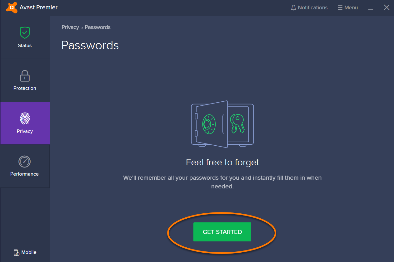 delete avast password protector for mac